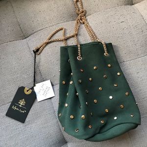 Geniune Leather Bag in green